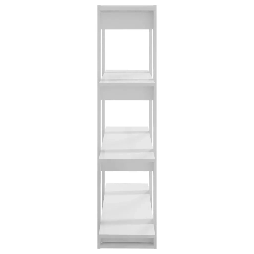 Libreria/Divisorio Bianco Lucido 100x30x123,5 cm 811544