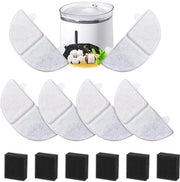 6+6 pezzi di filtri per fonte di acqua per gatti e cani per vaschette da 68oz/2L (modello: WF20, CF20)
