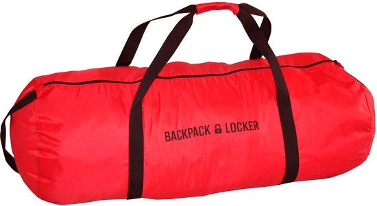 Borsa da viaggio con chiusura a serratura per voli con protezione antifurto (rosso, 75-135 litri)