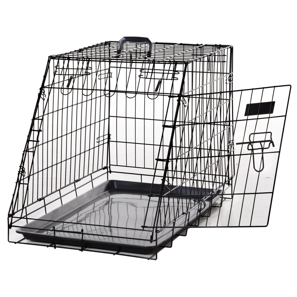 Trasportino per cani L ¨C Xylo ¨C 77x47x55 cm metallo nero