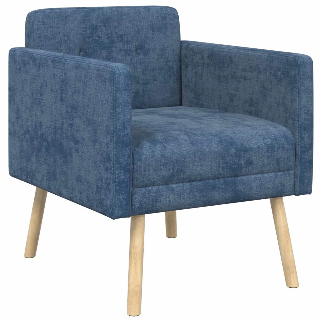Sedia d'accento Blu Tessuto in ciniglia 42044822