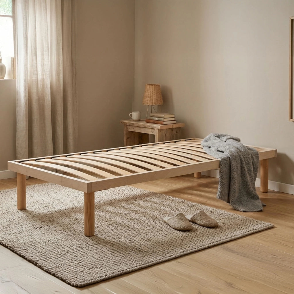 Rete letto singolo Ansa, Rete ortopedica a doghe in legno, 100% Made in Italy, cm 80x190h 31