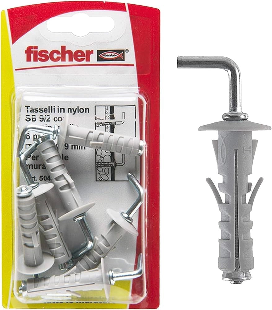 TASSELLO CON GANCIO MEDIO SB 12/2 - Ø 12x45 mm - 100 pezzi- FISCHER