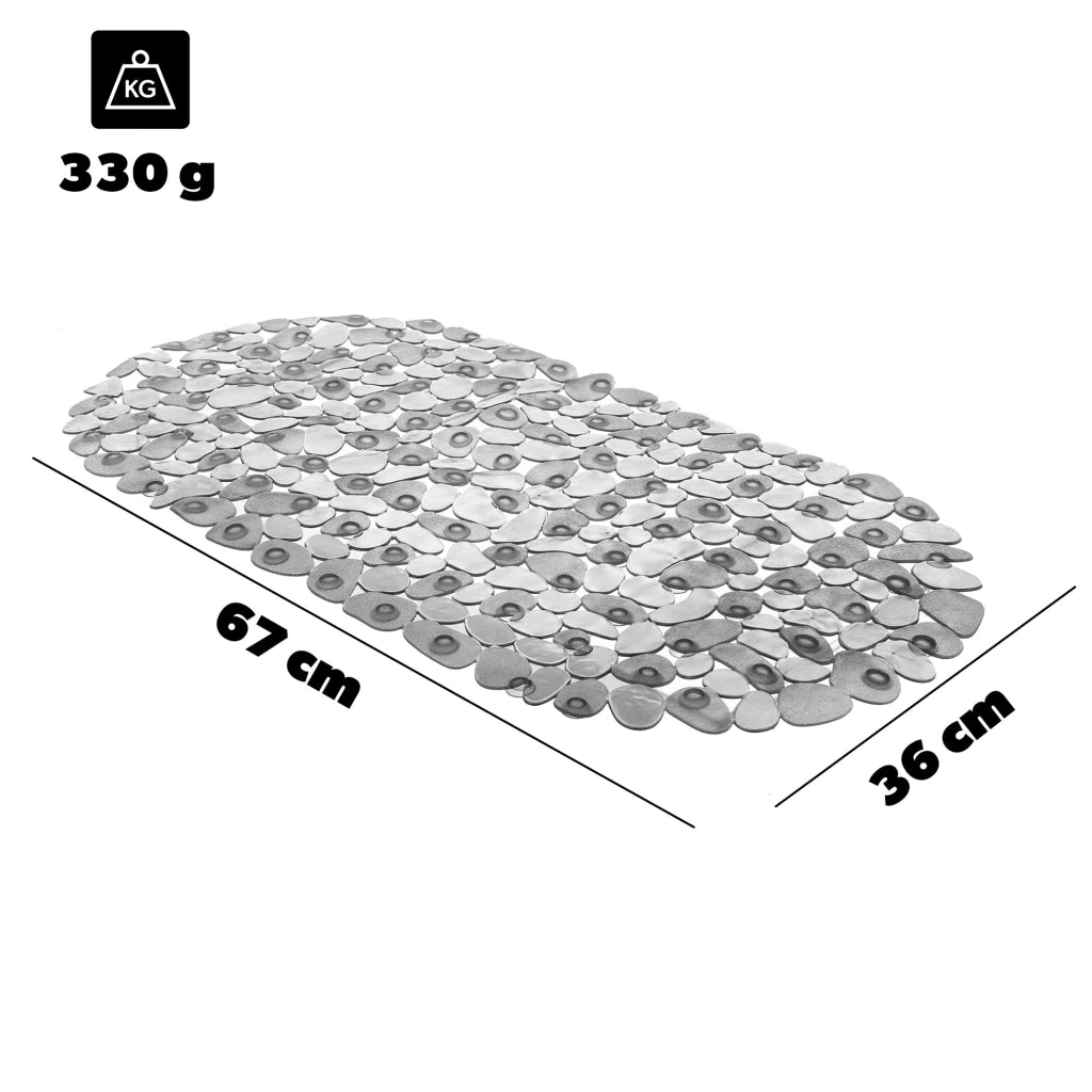 Tappetino antiscivolo KADAX per vasca da bagno e piatto doccia, 67 cm