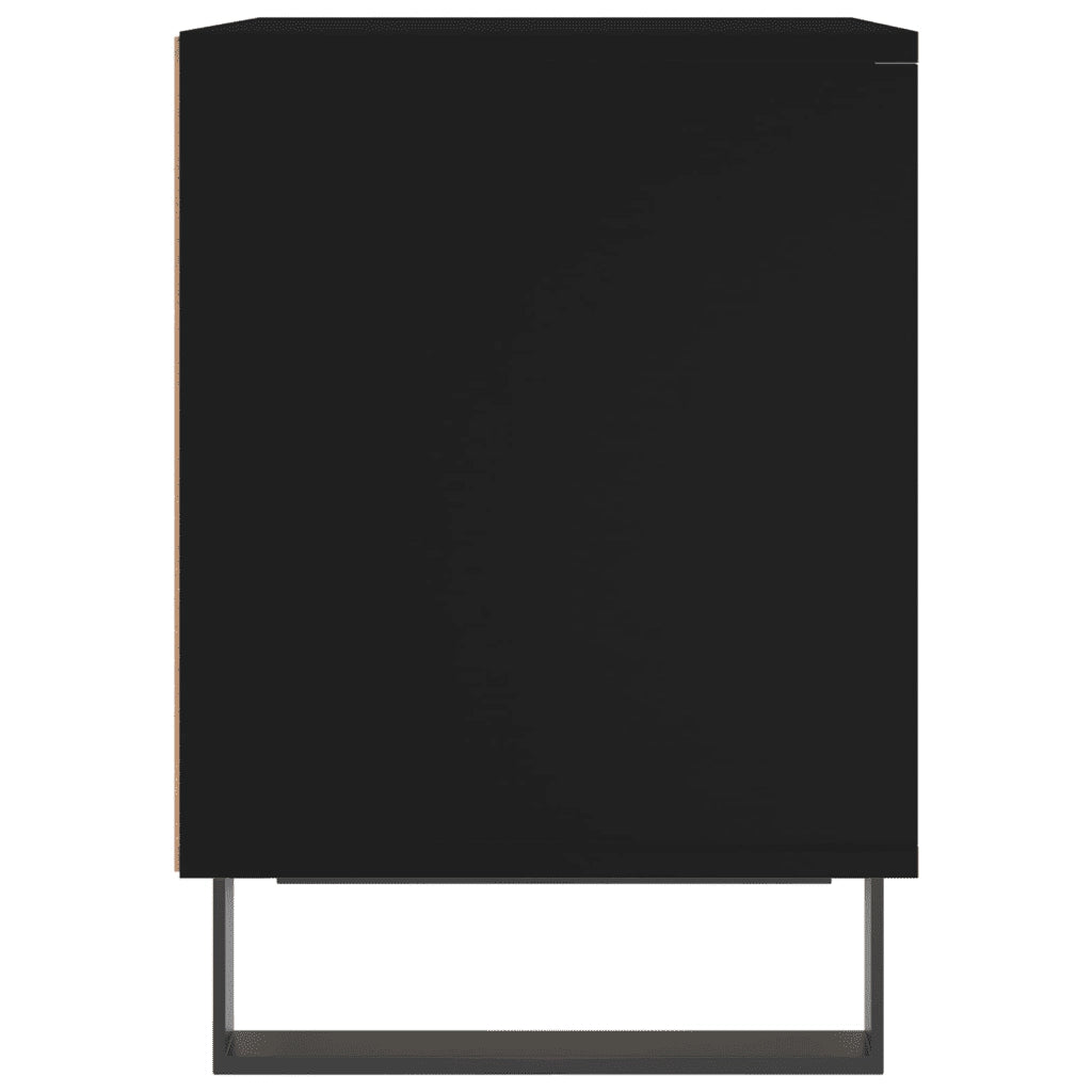 Comodini 2pz-Set di 2 Tavolino da notte Neri 40x35x50 cm in Legno Multistrato 935142