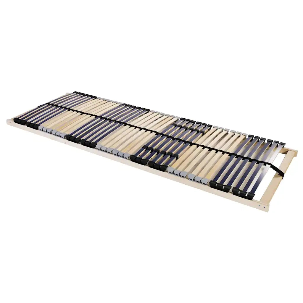 Base a doghe Marrone 140 x 190 cm Legno massello di faggio