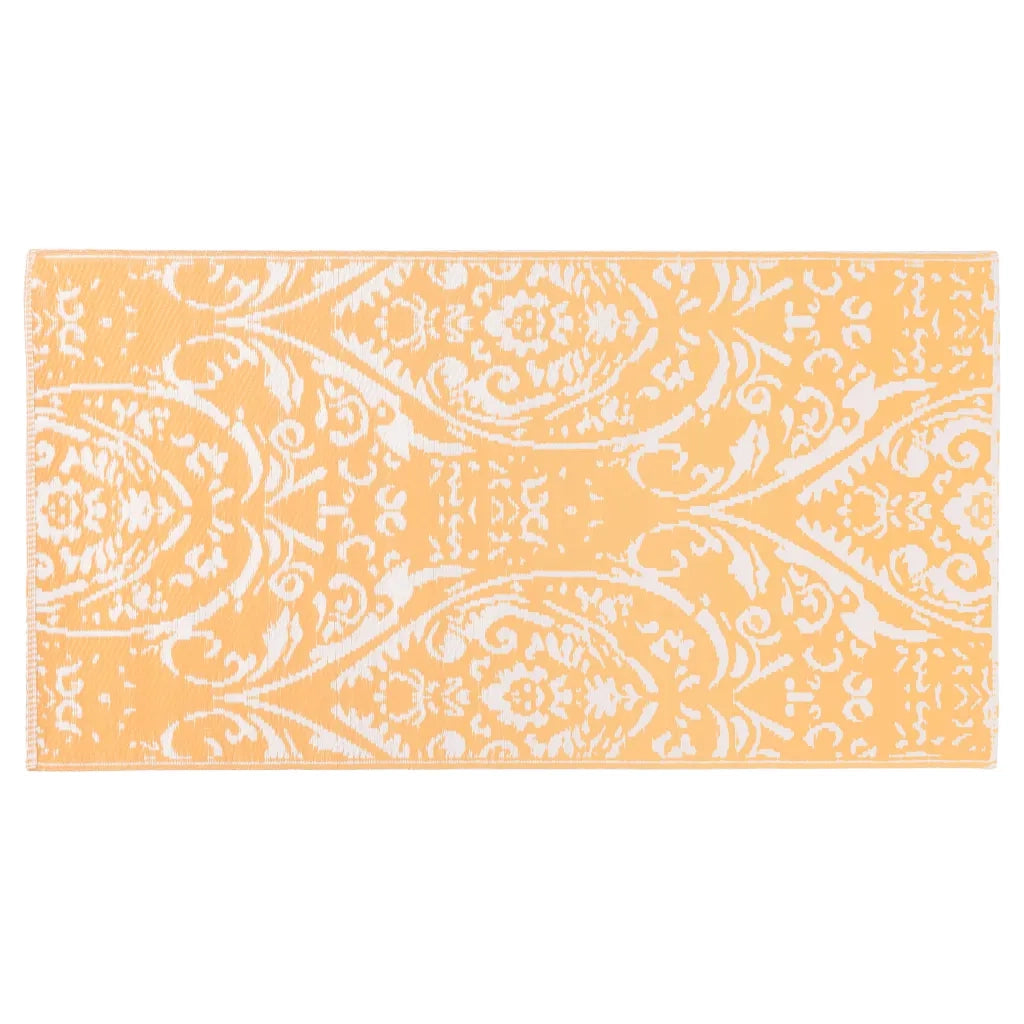 Tappeto da Esterni Arancione e Bianco 120x180 cm in PPcod mxl 78945
