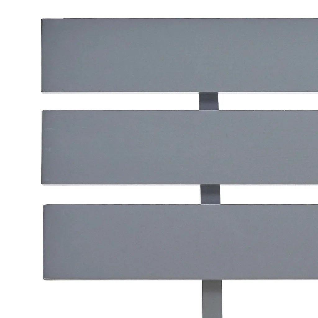Giroletto senza Materasso Grigio 100x200 cm in Legno di Pino 283168