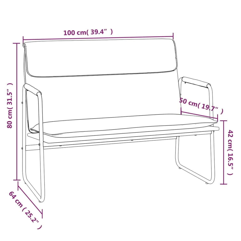 Panca/panca 100 x 64 x 80 cm tessuto grigio scuro 02_0010566