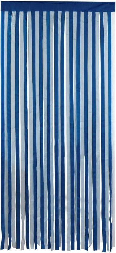 Gordiglio da parete 90 x 200 cm a strisce blu-bianche