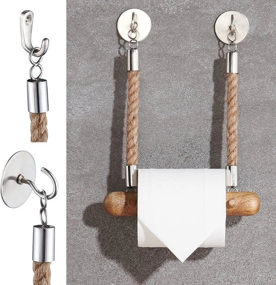 Accessori per la stanza da bagno - supporto per le carte igieniche - sostenibile - accessori per la stanza da bagno