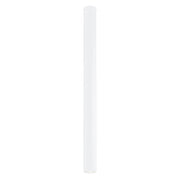 Plafoniera Moderna Faretto Marduk 1 Luce Acciaio Bianco 80 Cm