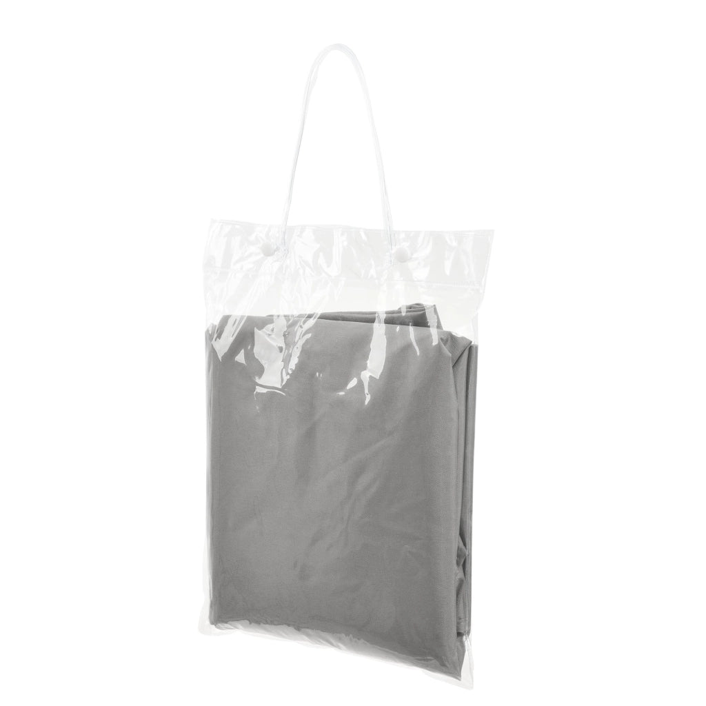 Vela ombreggiante quadrata 2x2m in poliestere poliuretano grigio chiaro 03_0004583