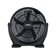 ZEPHIR ZBF04CM Ventilatore Da Terra E Da Muro 50W Ad Alta Velocità Nero Pale Da 40cm