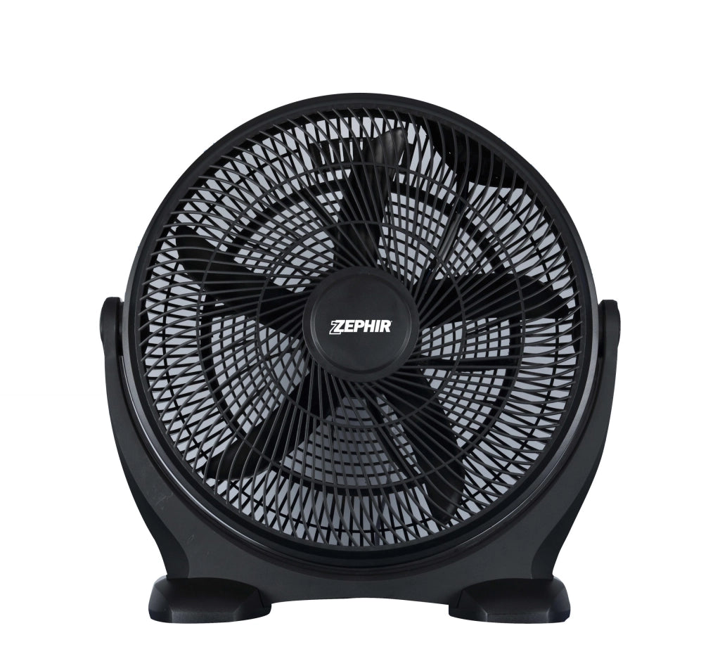 ZEPHIR ZBF04CM Ventilatore Da Terra E Da Muro 50W Ad Alta Velocità Nero Pale Da 40cm