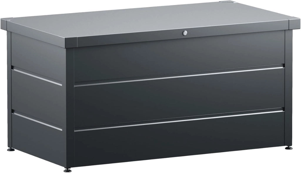 Juno Modern 4800306 - Scatola da giardino modello 1320, Ral 7016, dimensioni 136 x 67,5 x 72,5 cm, grigio scuro