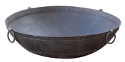 Biscottini VECCHIO CONTENITORE IN FERRO BATTUTO /crogiolo dimensioni diametro Offerta