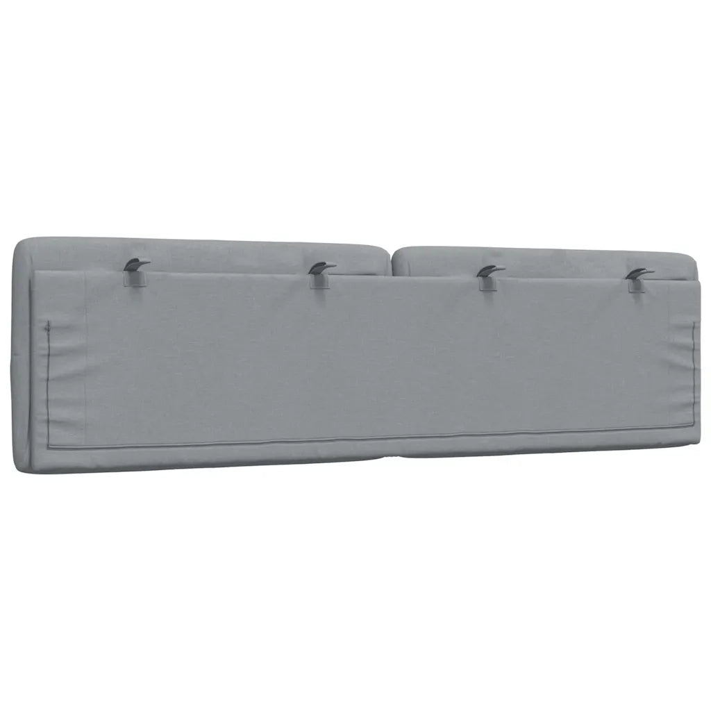 Cuscino Testiera Grigio Chiaro 180 cm in Tessuto CFW7886226
