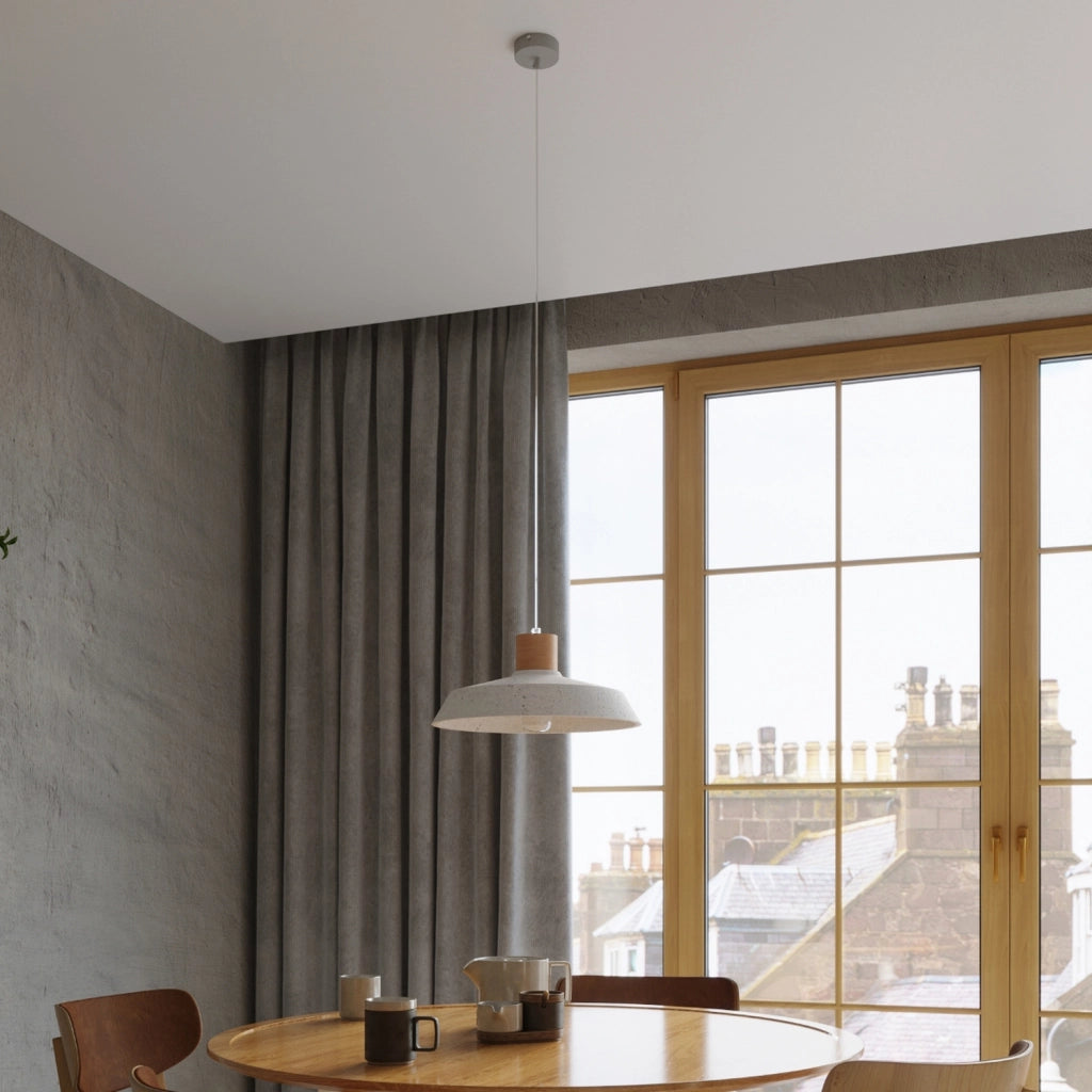 Lampada a sospensione in cemento TALMA E27 40 cm Pure Lume
