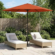Ombrello da giardino 230 x 230 cm Poliestere Rettangolare 42036180