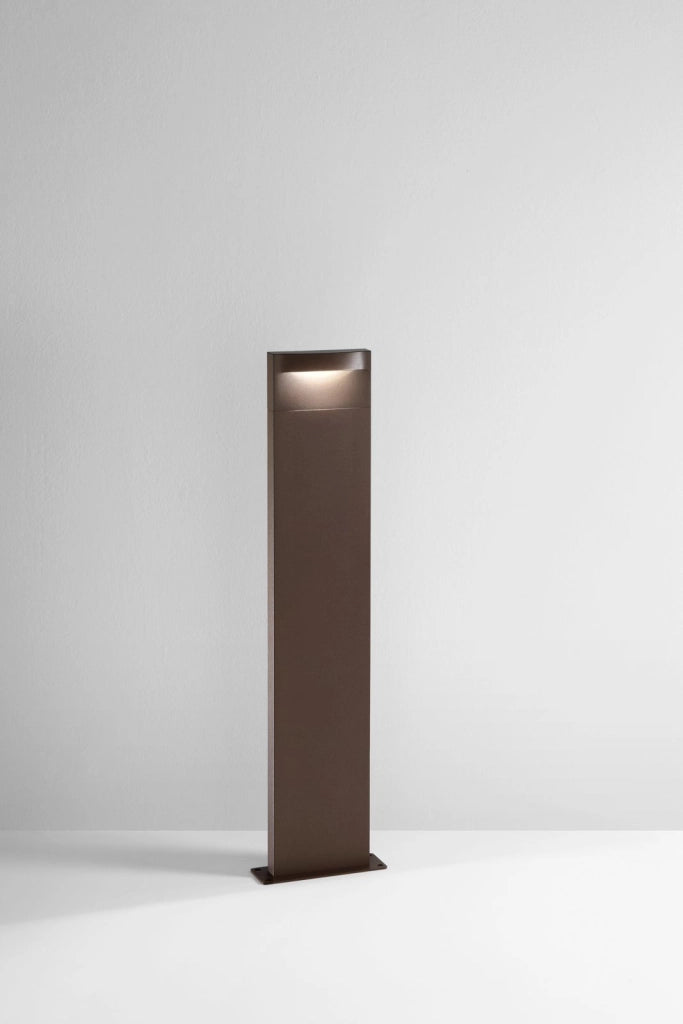 PALETTO LED MOBULA BRONZO IN ALLUMINIO 8W 1100LM 3000K IP65 280X195X745MM