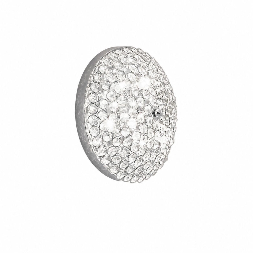 Progno, Lampada da Parete Materiale Aplique in Metallo, Argento