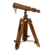 Telescopio con treppiede in legno e metallo 4x2x25h