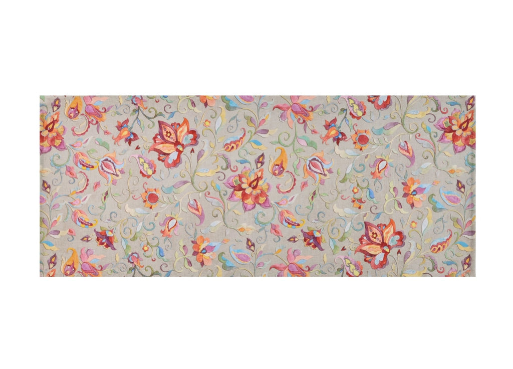 Tappeto Cucina Antiscivolo Stampa Digitale Emozioni Fantasia Paisley By Suardi - 58x140 - Paisley
