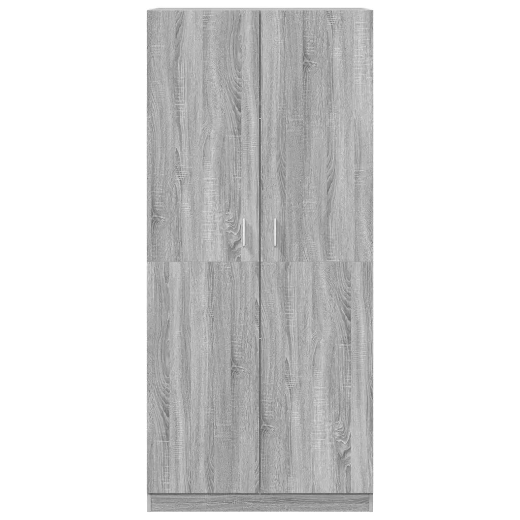 Armadio Grigio Sonoma 90x52x200 cm in Legno Multistrato CFW2017792