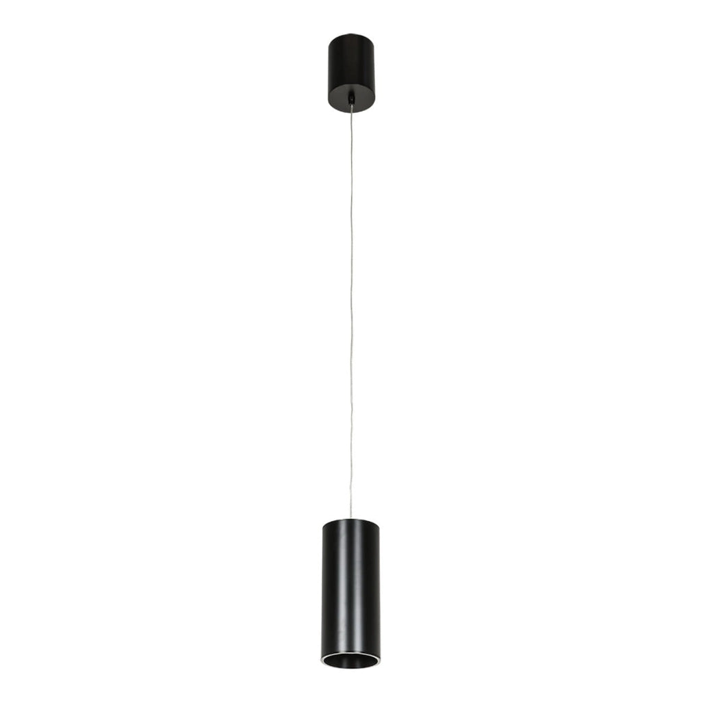 Italux Moldes lampada a sospensione LED 12W nera 4000K