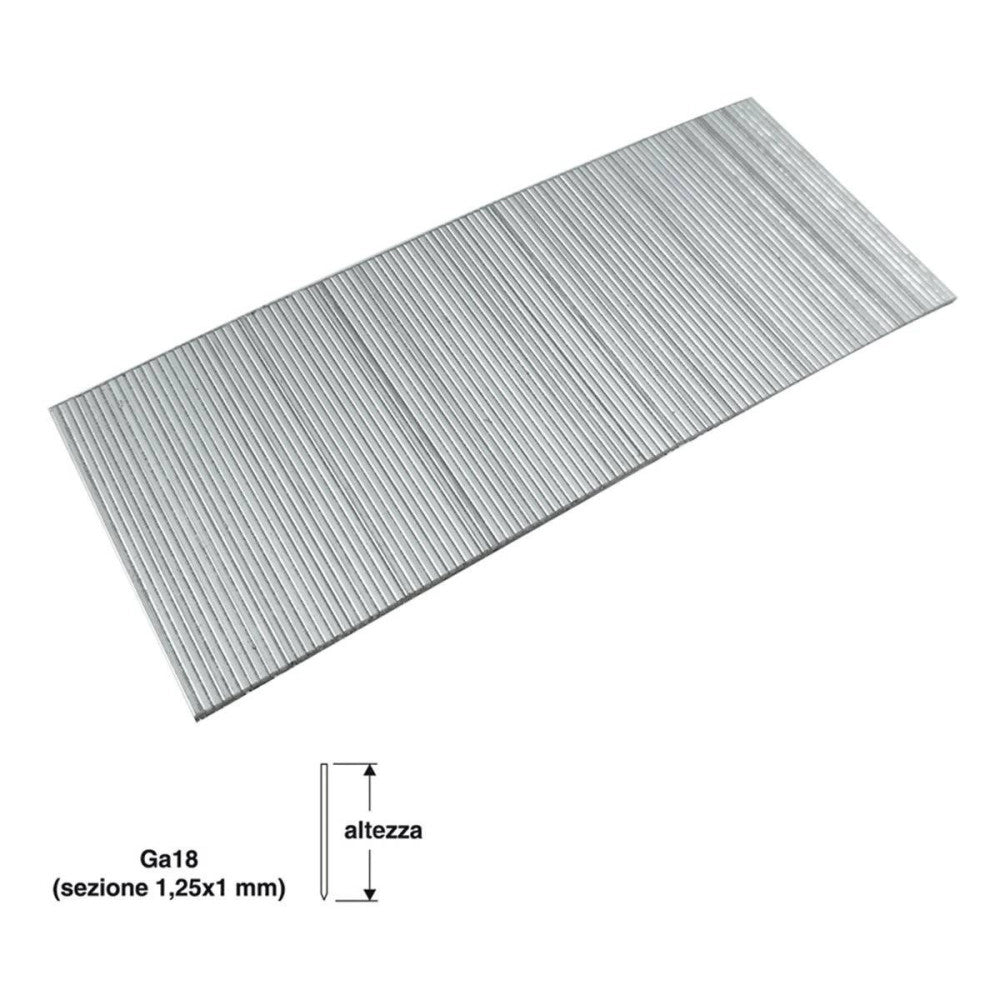 Trade Shop - Chiodi Per Chiodatrice Sparachiodi Aria Compressa Elettrica 3000pz Chiodi 50mm -