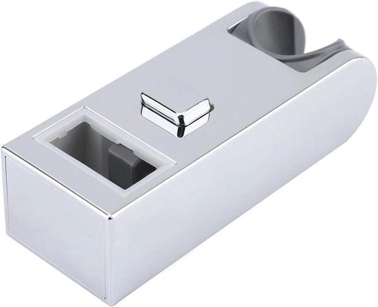 Sostegno universale per doccia - Cromato di ABS - Regolabile in altezza - 30 x 15 cm .