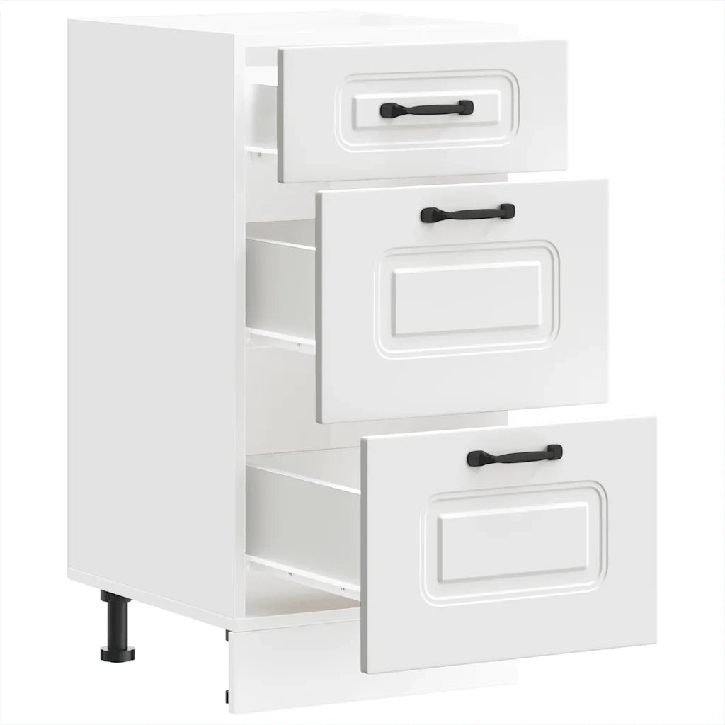 Base da Cucina Kalmar Bianco in Legno Multistrato
