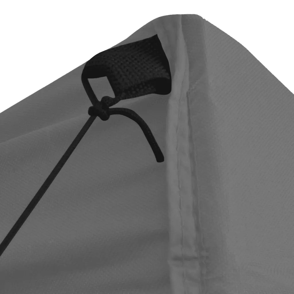 Tendone per Feste Pieghevole Pop-Up con 4 Pareti 3x3m Antracite