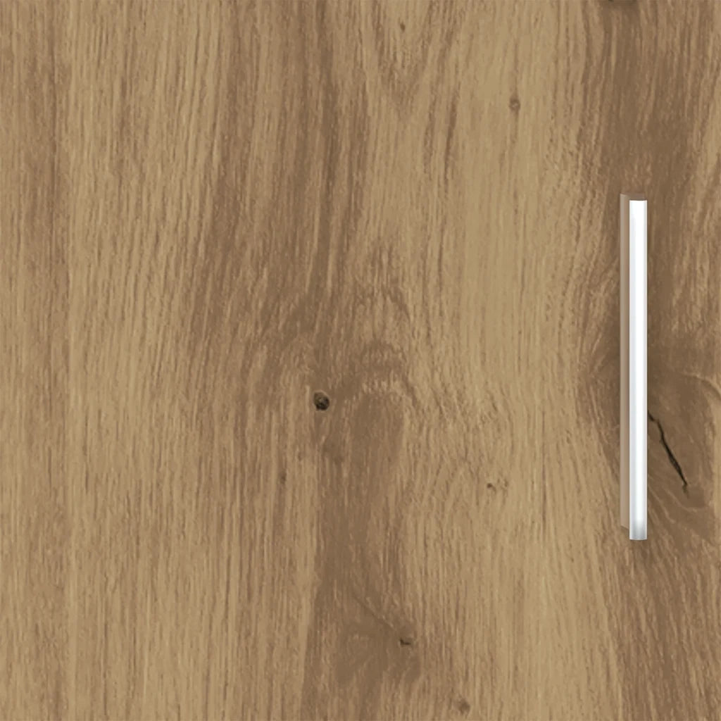 Supporto per acquario artigianale in rovere 121x41x58 cm in legno ingegnerizzato 857283