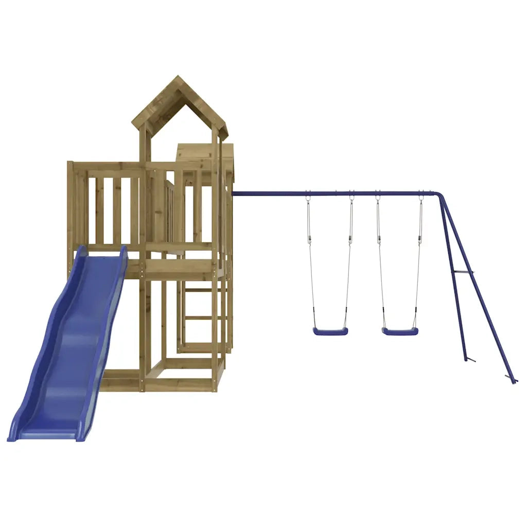 Set da Gioco da Esterno in Legno di Pino Impregnato 3155851