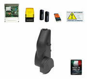 KIT AUTOMAZIONE CANCELLO A MONO ANTA BATTENTE SINISTRO CON RUOTA ESTERNO