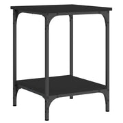 Tavolino da salotto | Tavolino da caff¨¨ | Tavolino da Soggiorno Nero 40x40x55 cm in Legno Multistrato