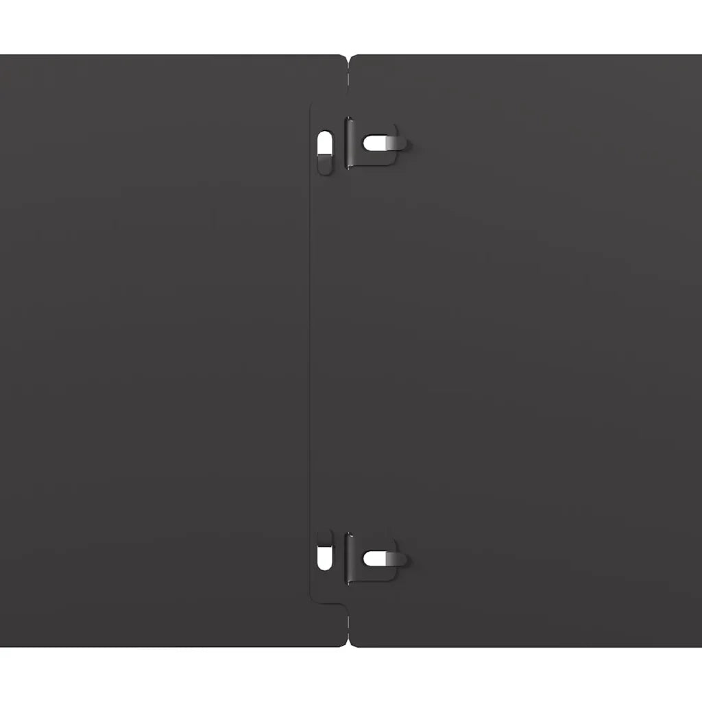 Bordure per Prato 30 pz Nere Acciaio Laminato a Freddo