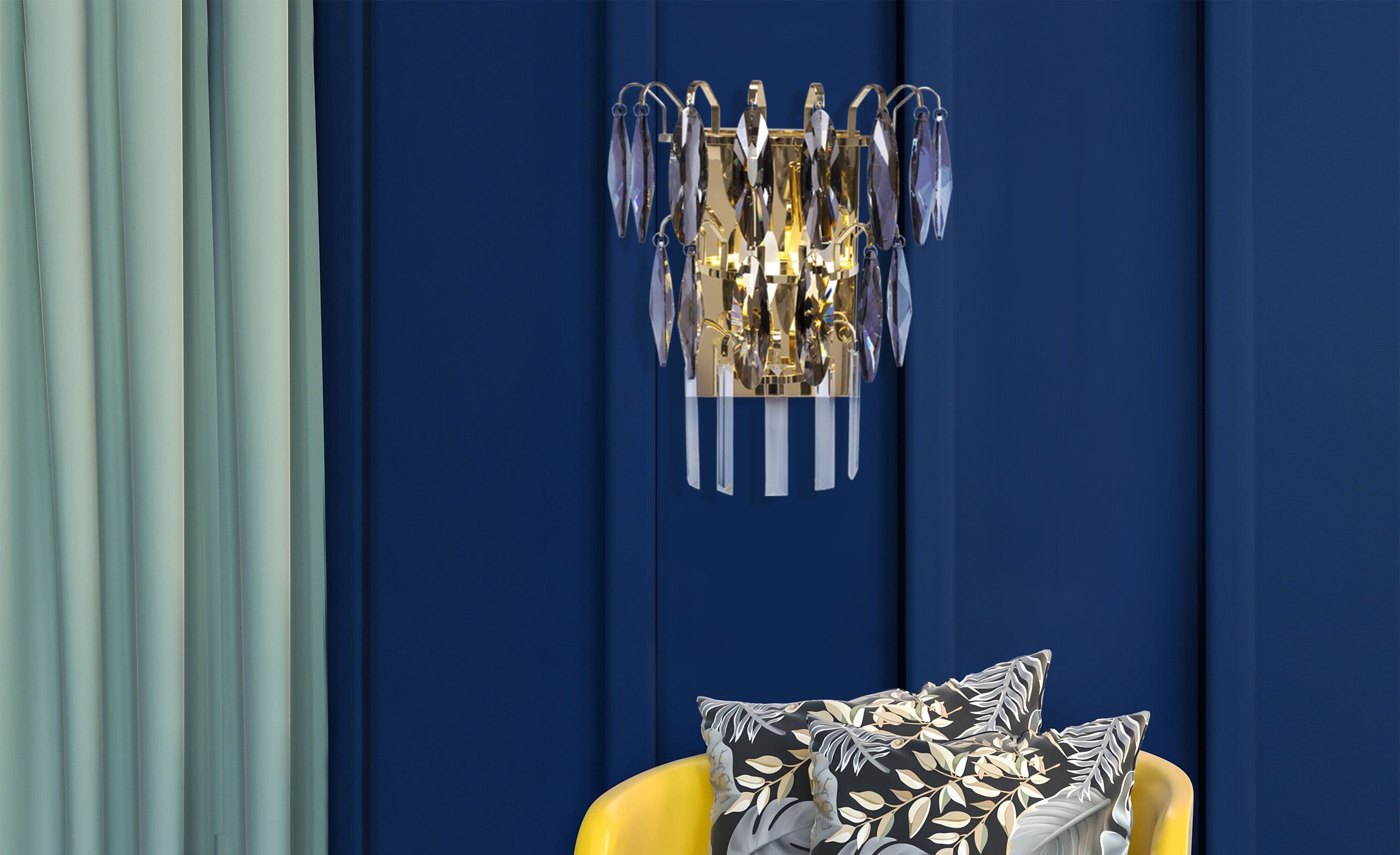 Lampada Da Parete APP1130-2W Złota