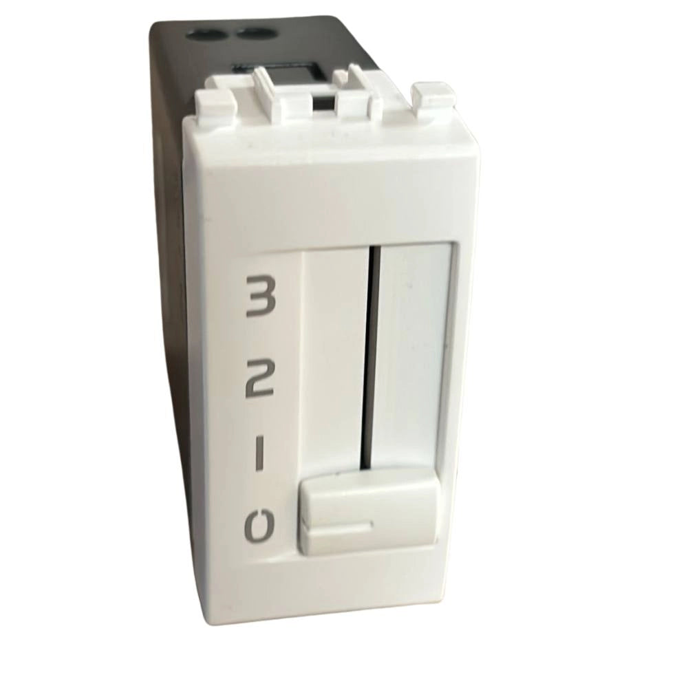 Vimar eikon commutatore a slitta 1p 6a 250v 4 posizioni fan-coil *** colore bianco, confezione 1