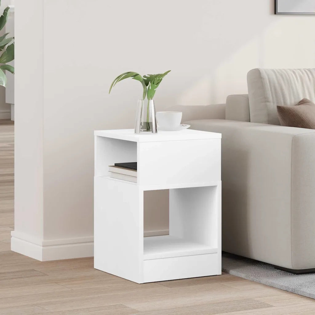 Tavolino Bianco 30,5 x 30 x 45 cm Legno multistrato 890896