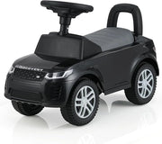 Macchinina Cavalcabile per Bambini, Macchina a Spinta con Clacson, Suoni del Motore e Spazio di Stoccaggio, Auto Giocattolo per Bambini da 1-3 Anni (Nero)