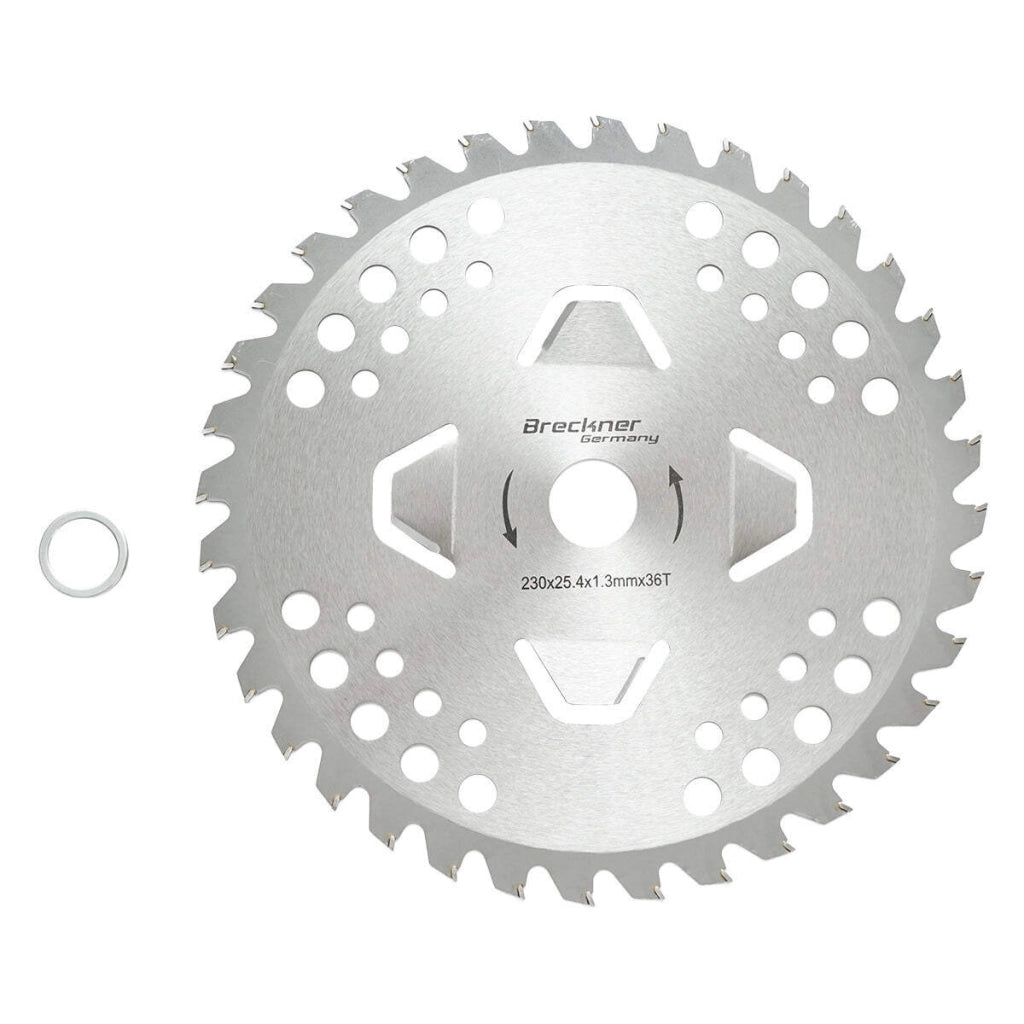 Disco circolare vidia 230x25.4x1.3mm, 36 denti per decespugliatore a spalla Breckner Germany
