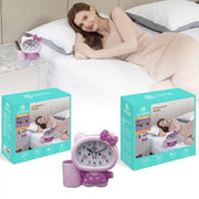Trade Shop - Orologio Analogico Sveglia A Forma Di Gattino Da Tavolo Con Portapenne Tx-9126 -