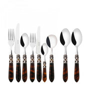 ALADDIN Ghiera Argento Anticato, Posate Set 44 Pz, Scatola