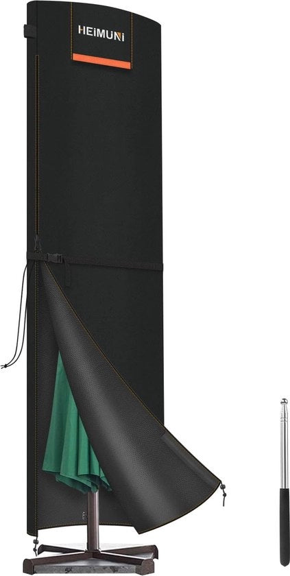 Copertura impermeabile per ombrellone da giardino - Adatto per ombrellone di 2 a 5 m, Resistente al vento, Resistente ai raggi UV, Ideale per l'esterno