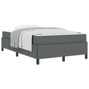 Letto matrimoniale | Letto per adulti | Letto a molle Grigio scuro 120 x 190 cm Tessuto