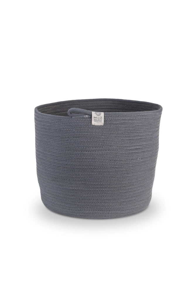 Cheonda - Cesto cilindrico prodotto a mano Plam 40cm Colore: Old american style