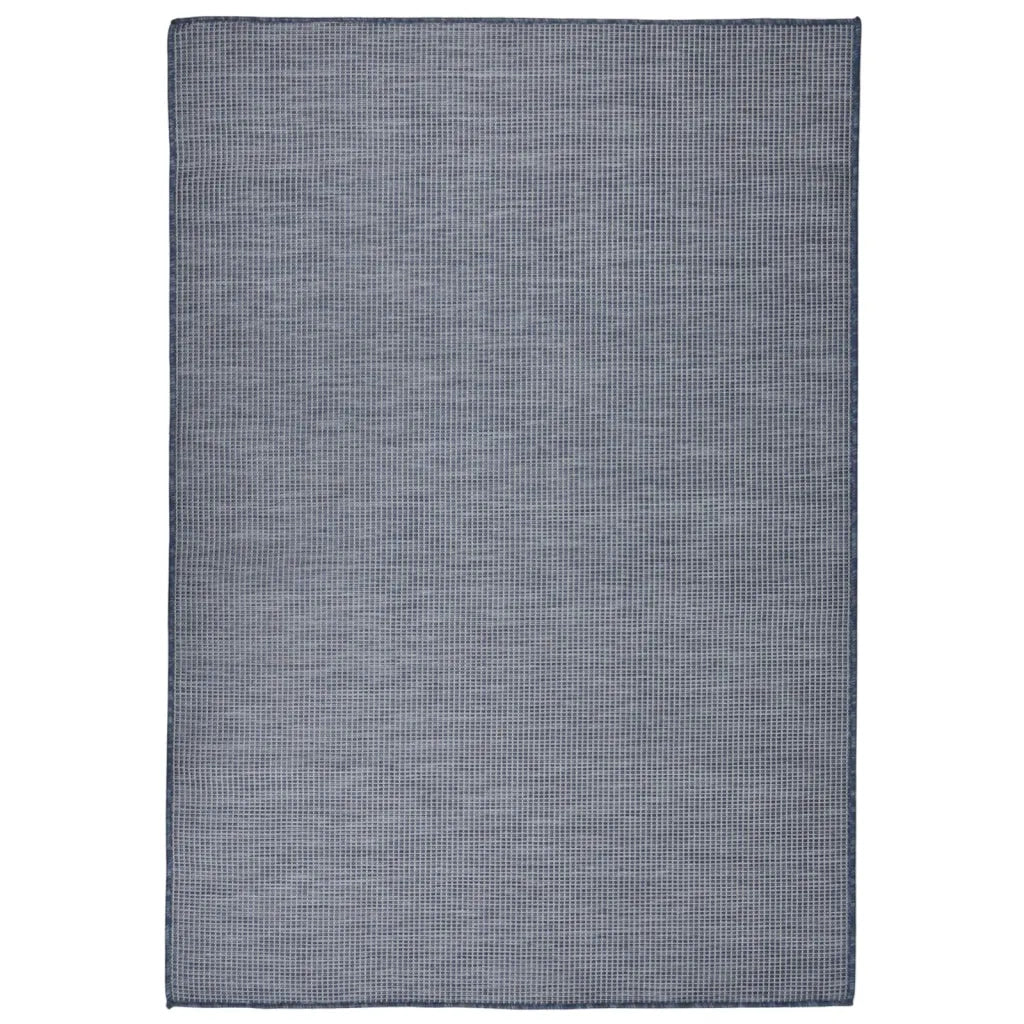 Tappeto da Esterni a Tessitura Piatta 140x200 cm Blu cod mxl 63265